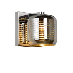 Quirky modern chrome wall lamp G9