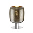 Quirky moderna lámpara de mesa cromada 20 cm dia E27