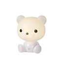 Bear white Tischlampe Kinderzimmer dimmbar 3W