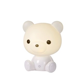 Bear white Tischlampe Kinderzimmer dimmbar 3W