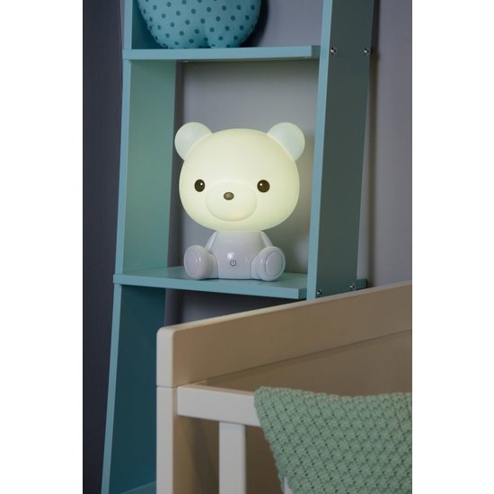 Bear white Tischlampe Kinderzimmer dimmbar 3W