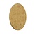 Wall lamp flat disc matt gold/brass 22 cm LED 10W 3000K