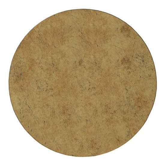 Wandleuchte Flachscheibe Gold matt/Messing 22 cm LED 10W 3000K