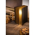 Book shape black artistic table lamp E14