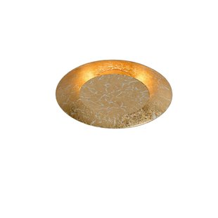 Mat goud/messing plafondlamp 21,5 cm LED 7W 2700K