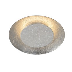 Silver ceiling lamp 21.5 cm LED 7W 2700K