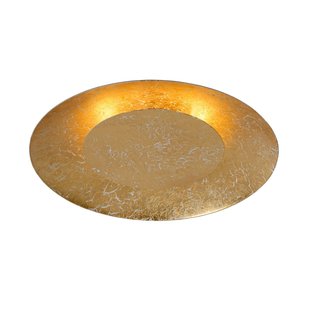 Matt gold/brass ceiling lamp 34.5 cm LED 12W 2700K