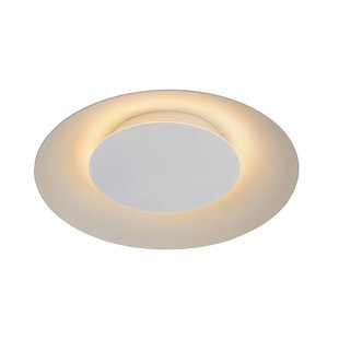 Witte plafondlamp 34,5 cm LED 12W 2700K