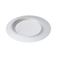 Weiße Deckenleuchte 34,5 cm LED 12W 2700K