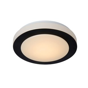 Organic design black ceiling lamp 28.6 cm dimmable 12W