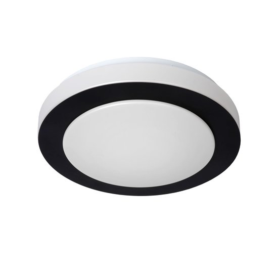 Organisch design zwarte plafondlamp 28,6 cm dimbaar 12W