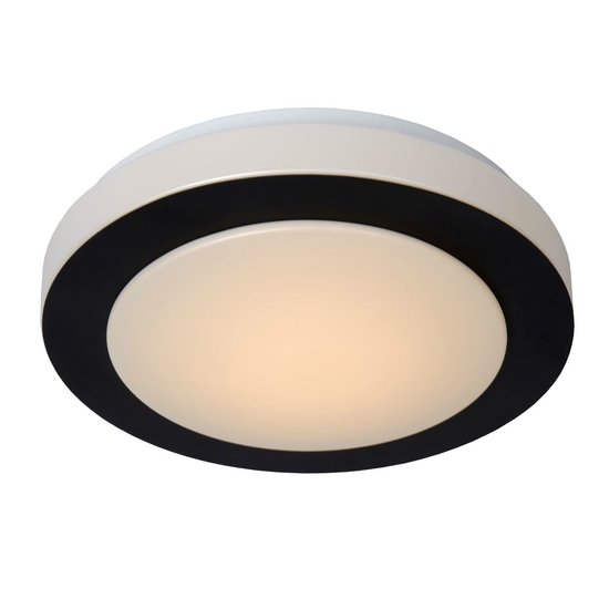 Plafonnier noir design organique 28,6 cm dimmable 12W