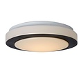 Organic design black ceiling lamp 28.6 cm dimmable 12W