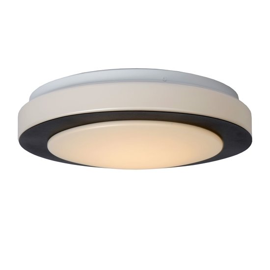 Plafonnier noir design organique 28,6 cm dimmable 12W