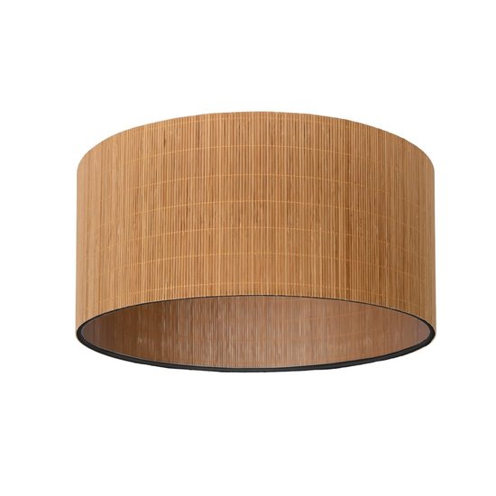 Moderne skandinavische Rattan-Deckenlampe 42 cm E27 Schilf