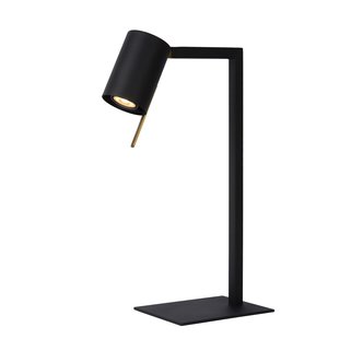 Lampe de bureau noire tendance et élégante GU10