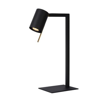 Moderna y elegante lámpara de escritorio negra GU10