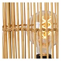 Scandinavian cylindrical light wood table lamp 30 cm E27