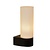 Verfijnde cilindervormige zwart-witte wandlamp G9 IP44