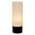 Verfijnde cilindervormige zwart-witte wandlamp G9 IP44