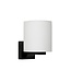 Stylish modern black and white wall lamp G9 bathroom