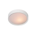 Basic white round ceiling lamp 25 cm E27