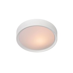 Plafonnier rond blanc Basic 25 cm E27