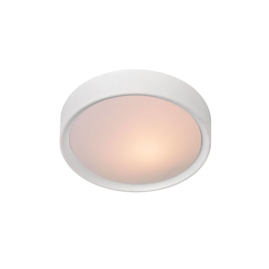 Basic white round ceiling lamp 25 cm E27