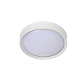 Basic white round ceiling lamp 25 cm E27