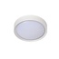 Einfache weiße runde Deckenleuchte 25 cm E27