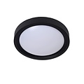 Plafón básico redondo negro 33 cm 2xE27