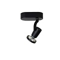 Adjustable modern black ceiling spot GU10 5W incl