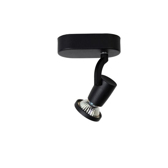 Adjustable modern black ceiling spot GU10 5W incl