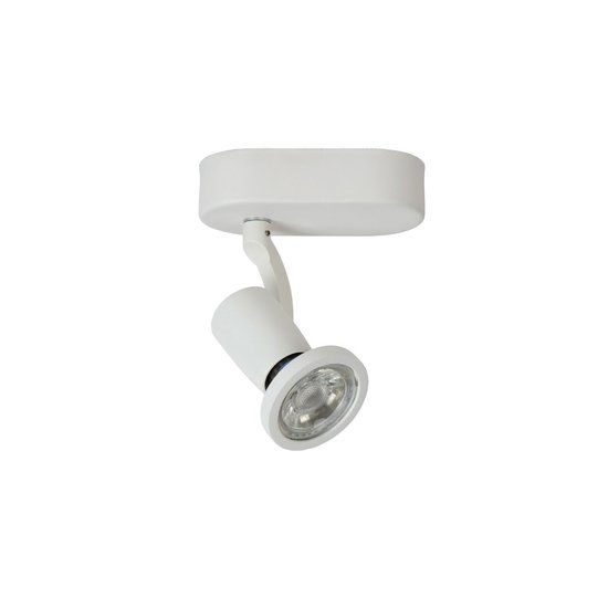 Plafón orientable moderno blanco GU10 5W incl