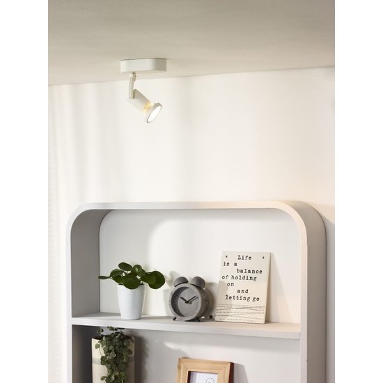 Richtbare moderne witte plafondspot GU10 5W incl