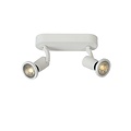 Modern adjustable white ceiling spots GU10 2x5W 2700K