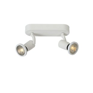 Modern adjustable white ceiling spots GU10 2x5W 2700K