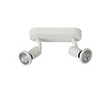 Moderne richtbare witte plafondspots GU10 2x5W 2700K
