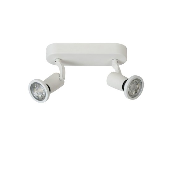 Modern adjustable white ceiling spots GU10 2x5W 2700K