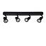 Adjustable modern black ceiling spot GU10 4x5W 2700K