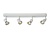 Adjustable modern white ceiling spot GU10 4x5W 2700K