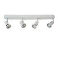 Adjustable modern white ceiling spot GU10 4x5W 2700K