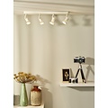 Richtbare moderne witte plafondspot GU10 4x5W 2700K