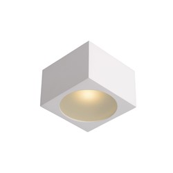 Square bathroom spotlight G9 IP54 white surface-mounted