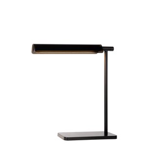 Old-fashioned black desk lamp for home office, dimmable
