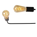 Ceiling lamp with 6 arms E27 black