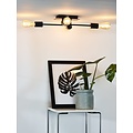 Ceiling lamp with 4 arms E27 black