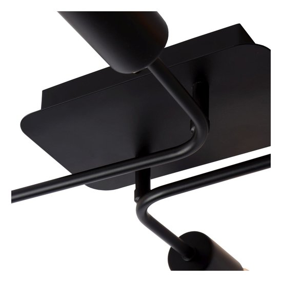 Ceiling lamp with 4 arms E27 black