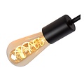 Ceiling lamp with 4 arms E27 black