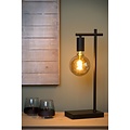 Sleek and slim black table lamp E27